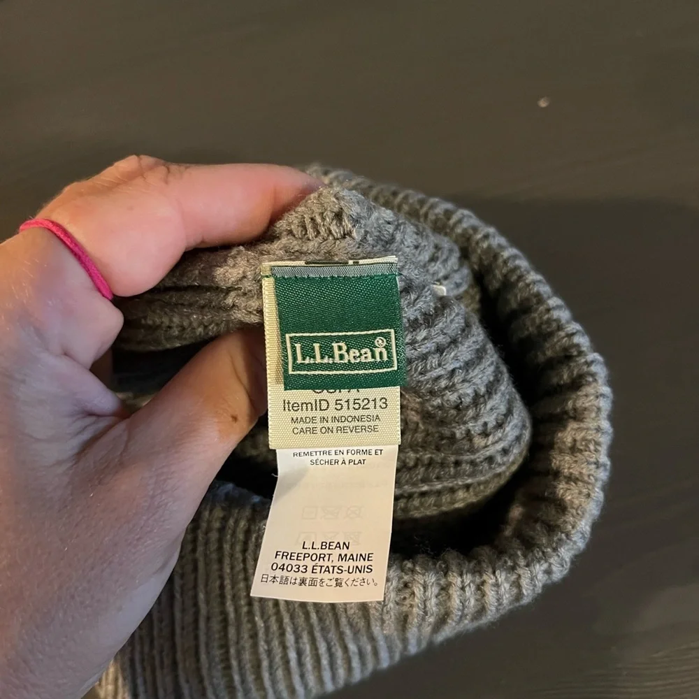 L.L. Bean Wide Cuff Beanie NEW